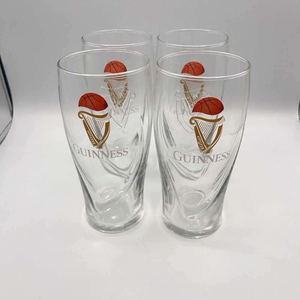Guinness Basketball Glasses - Set Of 4